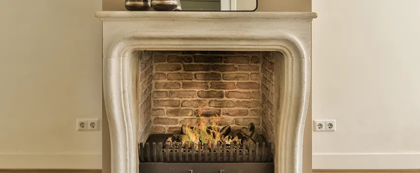 Vintage-style Fireplace Redesign in Kernersville, North Carolina