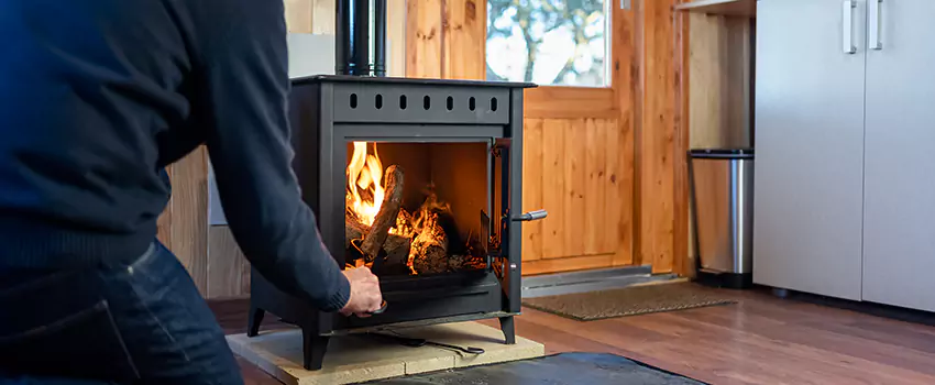 Open Hearth Wood Fireplace Installation in Kernersville, NC