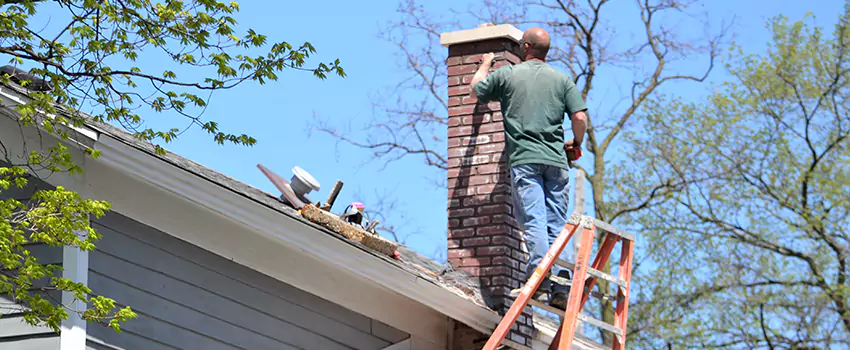 Vinyl and PVC Chimney Flashing Installation in Kernersville, NC