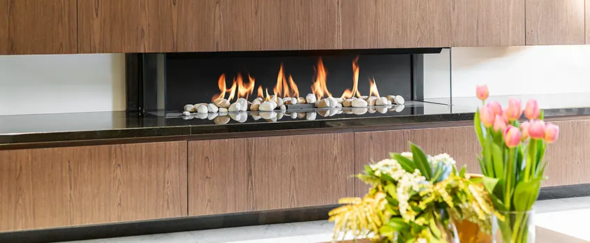 Double-height Fireplace Design Refurbishment in Kernersville, North Carolina