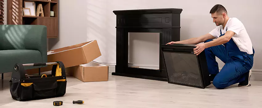 Old Rusted Metal Fireplace Repair And Replacement in Kernersville, NC